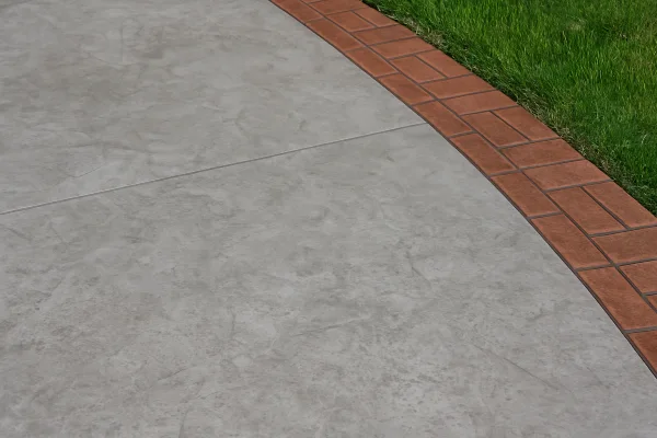 a section of a concrete patio from ES Concrete Solutions in Round Rock, TX - concrete slab foundation