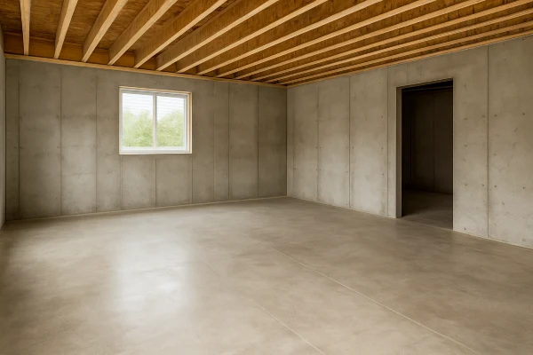 a new concrete floor for a room from ES Concrete Solutions in Round Rock, TX - Residential Concrete Repairs